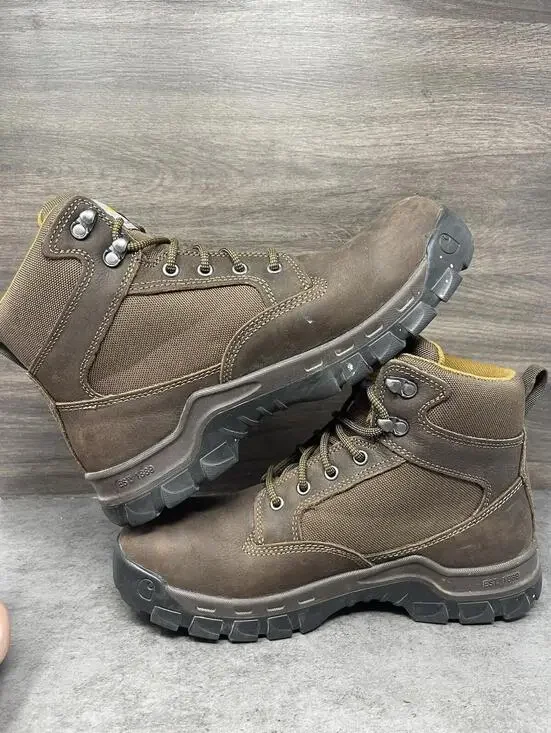 Carhartt Rugged Flex Waterproof Work Boots Mens Size 9.5 W Brown - Picture 7 of 10